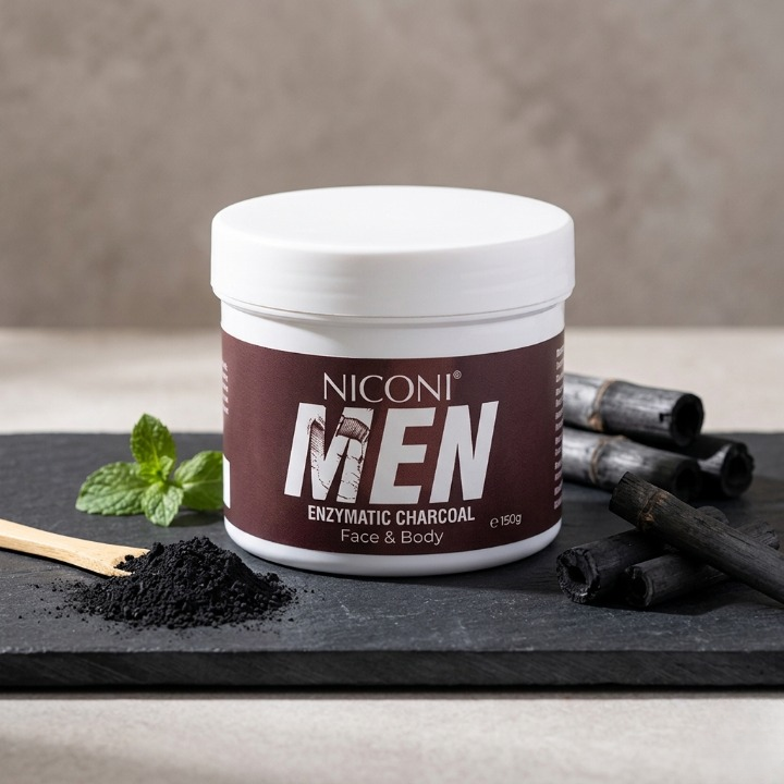 NICONI MEN Enzyme De-Tan Pack – Face & Body Deep Cleansing & Tan Removal Cream 300g